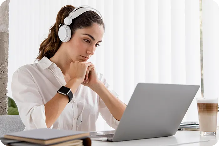 Women With Headphone